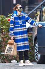 GIGI HADID Leaves Shake Shack in New York 03/11/2021