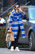 GIGI HADID Leaves Shake Shack in New York 03/11/2021