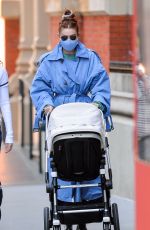 GIGI HADID Out in New York 03/21/2021