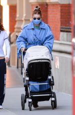 GIGI HADID Out in New York 03/21/2021