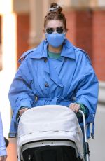 GIGI HADID Out in New York 03/21/2021