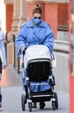 GIGI HADID Out in New York 03/21/2021
