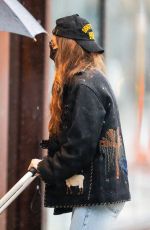 GIGI HADID Out in New York 03/24/2021