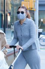 GIGI HADID Out with Her Baby in New York 03/29/2021