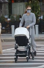 GIGI HADID Out with Her Baby in New York 03/29/2021