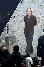 GILLIAN ANDERSON on the Set of White Bird: A Wonder Story 30/03/2021