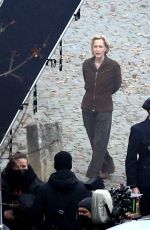 GILLIAN ANDERSON on the Set of White Bird: A Wonder Story 30/03/2021
