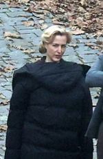 GILLIAN ANDERSON on the Set of White Bird: A Wonder Story 30/03/2021