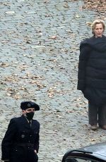 GILLIAN ANDERSON on the Set of White Bird: A Wonder Story 30/03/2021