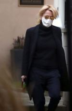 GILLIAN ANDERSON Out in Prague 03/05/2021