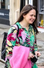 GIOVANNA FLETCHER Arrives at Global Radio in London 03/15/2021