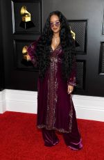 H.E.R at 2021 Grammy Awards in Los Angeles 03/14/2021