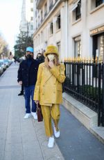 HAILEY and Justin BIEBER Leaves Bottega Store in Paris 02/28/2021