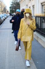 HAILEY and Justin BIEBER Leaves Bottega Store in Paris 02/28/2021