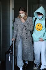 HAILEY and Justin BIEBER Arrives at Airport in Paris 02/28/2021