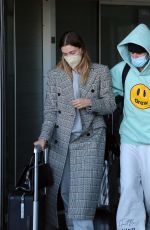 HAILEY and Justin BIEBER Arrives at Airport in Paris 02/28/2021