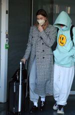 HAILEY and Justin BIEBER Arrives at Airport in Paris 02/28/2021