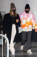 HAILEY and Justin BIEBER Leaves Hotel de Crillon in Paris 03/02/2021