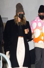 HAILEY and Justin BIEBER Leaves Hotel de Crillon in Paris 03/02/2021