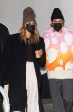 HAILEY and Justin BIEBER Leaves Hotel de Crillon in Paris 03/02/2021