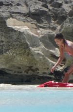 HAILEY and Justin BIEBER Out at a Beach in Turks and Caicos 03/21/2021