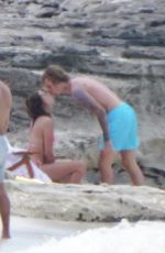 HAILEY and Justin BIEBER Out at a Beach in Turks and Caicos 03/21/2021