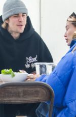 HAILEY and Justin BIEBER Out for Lunch in Beverly Hills 03/14/2021