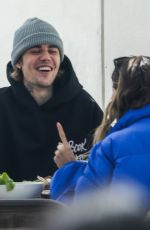 HAILEY and Justin BIEBER Out for Lunch in Beverly Hills 03/14/2021