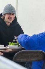 HAILEY and Justin BIEBER Out for Lunch in Beverly Hills 03/14/2021