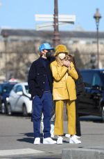 HAILEY and Justin BIEBER Out in Paris 02/28/2021