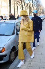 HAILEY and Justin BIEBER Out in Paris 02/28/2021