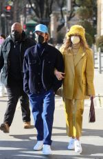 HAILEY and Justin BIEBER Out in Paris 02/28/2021