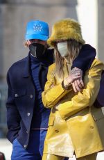 HAILEY and Justin BIEBER Out in Paris 02/28/2021