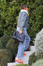 HAILEY BIEBER Arrives at a Meeting in Beverly Hills 03/13/2021