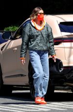 HAILEY BIEBER Arrives at a Meeting in Beverly Hills 03/13/2021