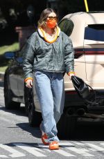 HAILEY BIEBER Arrives at a Meeting in Beverly Hills 03/13/2021