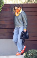 HAILEY BIEBER Arrives at a Meeting in Beverly Hills 03/13/2021