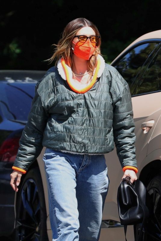 HAILEY BIEBER Arrives at a Meeting in Beverly Hills 03/13/2021