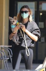 HAILEY BIEBER Heading to Morning Pilates in Los Angeles 03/05/2021