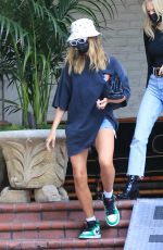 HAILEY BIEBER Leaves Chateau Marmont in West Hollywood 03/30/2021
