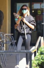HAILEY BIEBER Out with Her Dog in Los Angeles 03/05/2021