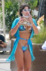 HANNAH ANN SLUSS in Bikini Out in Miami 03/18/2021