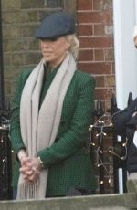 HANNAH WADDINGHAM on the Set of Ted Lasso in London 03/03/2021