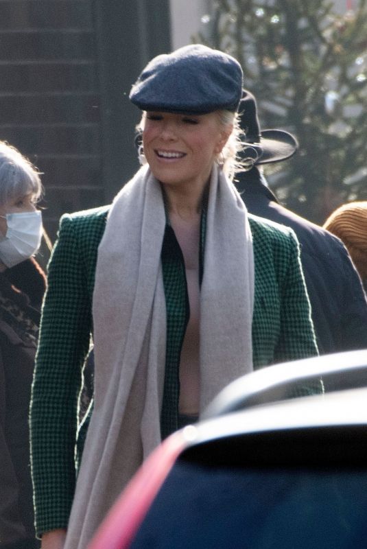 HANNAH WADDINGHAM on the Set of Ted Lasso in London 03/03/2021