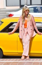 HEIDI KLUM Arrives at America’s Got Talent in Pasadena 03/30/2021