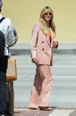 HEIDI KLUM Arrives at America’s Got Talent in Pasadena 03/30/2021
