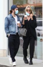 HEIDI KLUM Out Shopping in Malibu 03/12/2021
