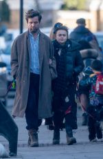 HELENA BONHAM CARTER abd Rye Dag Holmboe Out with Their Dogs in London 03/22/2021