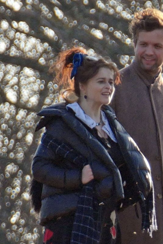 HELENA BONHAM CARTER and Rye Dag Golmboe Out London 03/22/2021