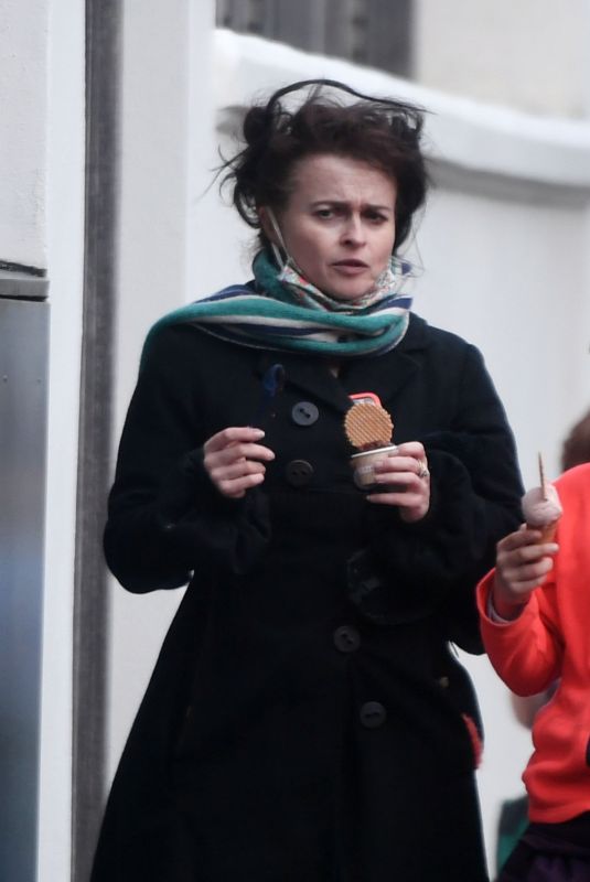 HELENA BONHAM CARTER Out in London 03/27/2021